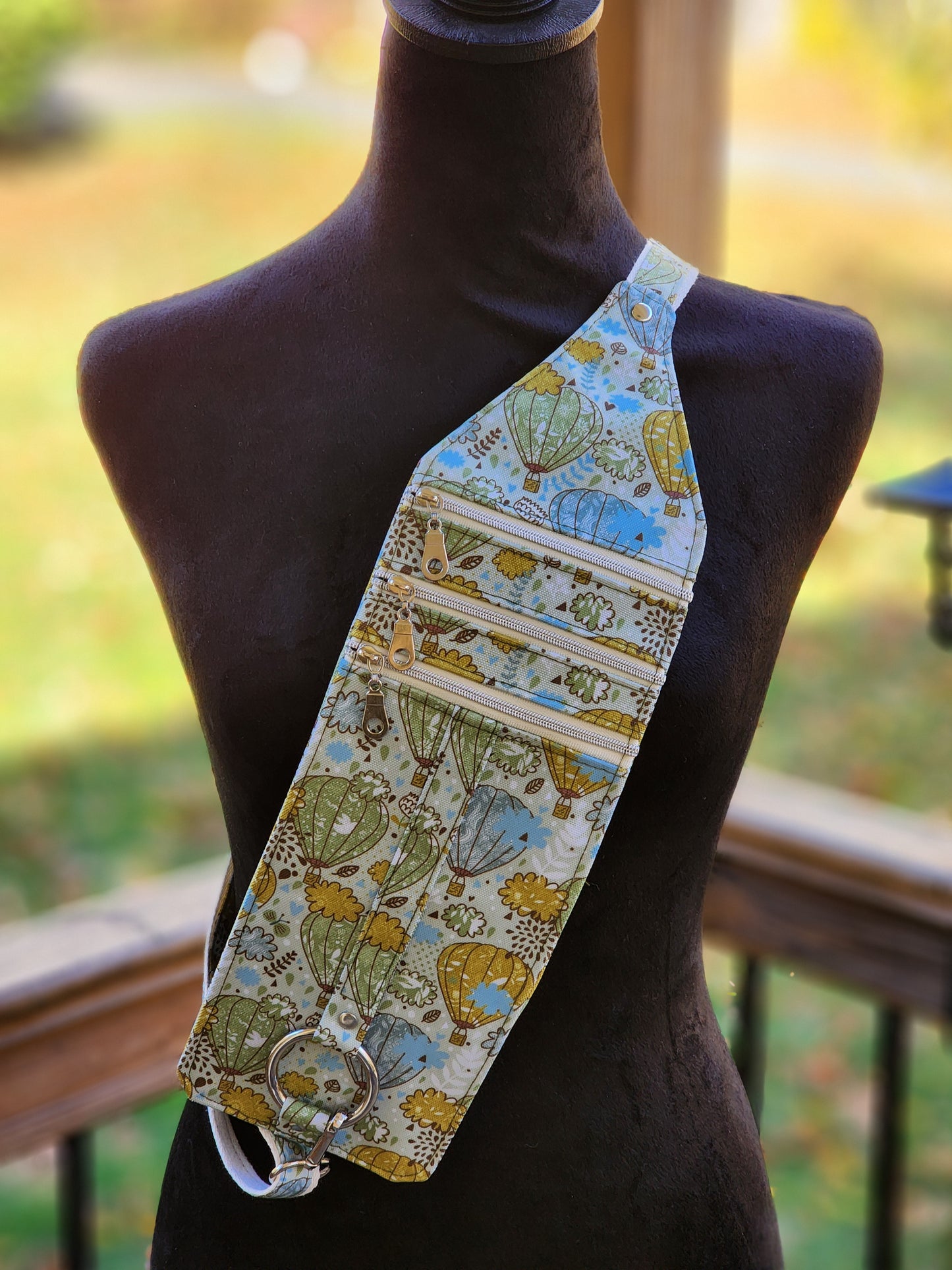 Triple Zip Travel Sling