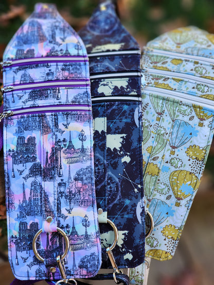 Triple Zip Travel Sling